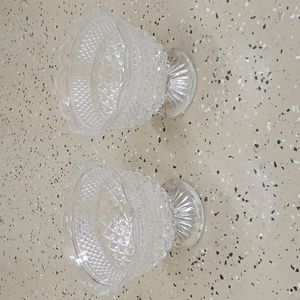 Vintage Anchor Hocking Wexford 8in Wide Serving Dishes